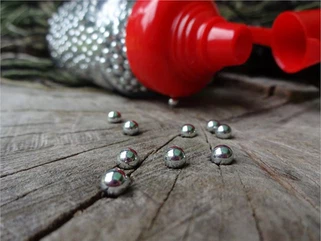 Precision Silver Zinc Plated Metal BBS 4.5mm (.177 Cal)