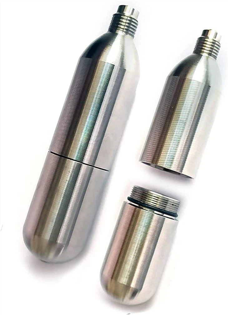 Paintball PCP,12g Refillable CO2 Cartridge With 8mm Male/Quick Disconnect Plug G